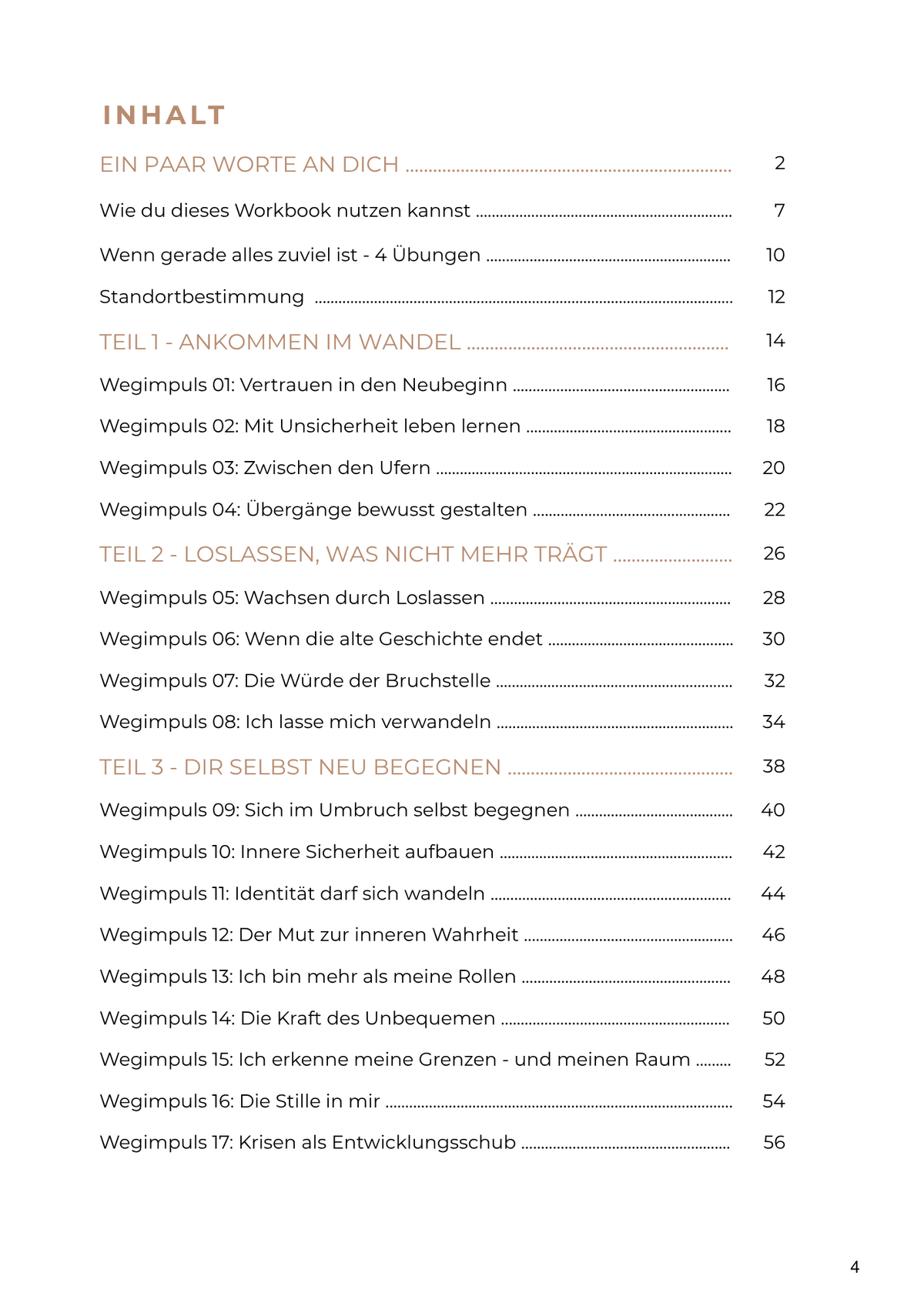 Mein Weg - In Veränderung wachsen - Digitales Selbstcoaching-Workbook