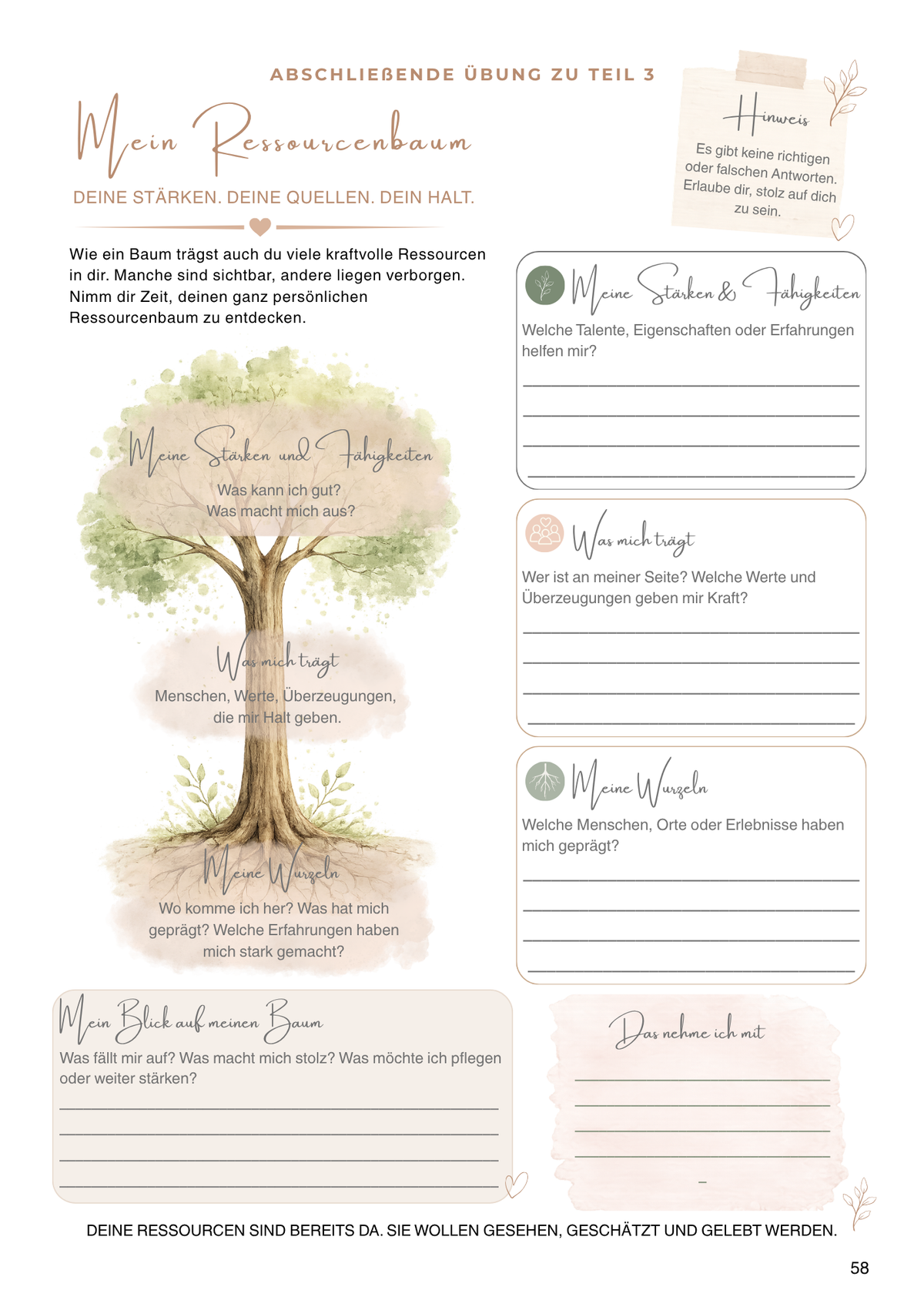 Mein Weg - In Veränderung wachsen - Digitales Selbstcoaching-Workbook
