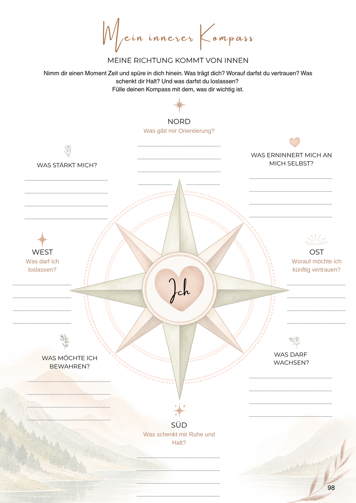 Mein Weg - In Veränderung wachsen - Digitales Selbstcoaching-Workbook