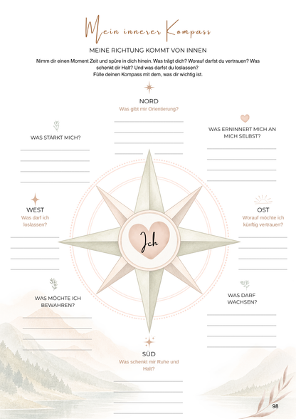 Mein Weg - In Veränderung wachsen - Digitales Selbstcoaching-Workbook